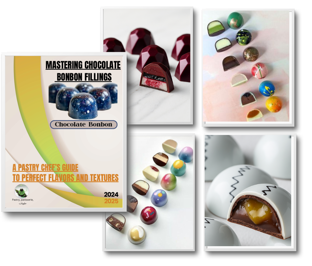 Chocolate bonbons collage